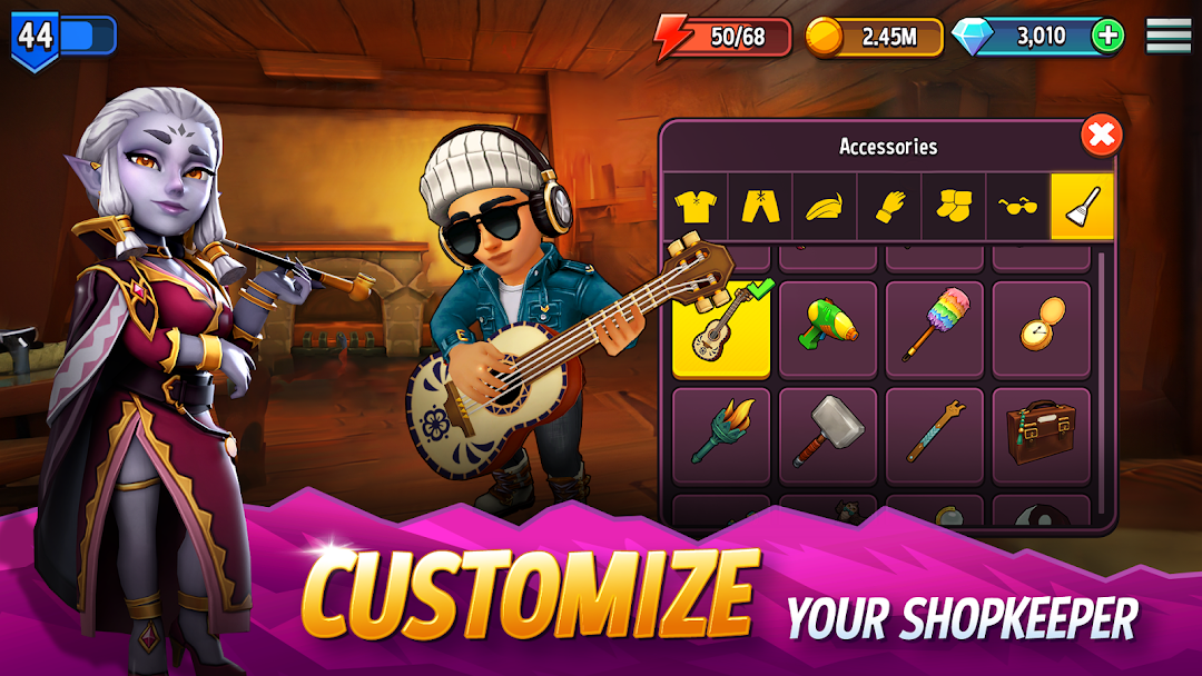 Shop Titans: Crafting Tycoon mod apk screenshot 6