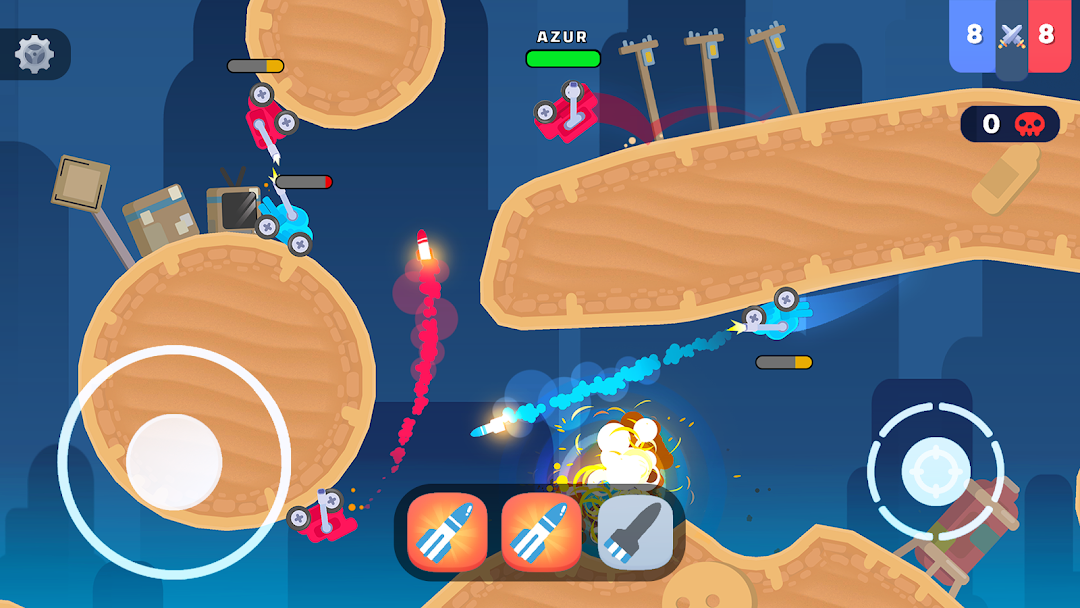 Mad Royale io – Tank Battle mod apk screenshot 1