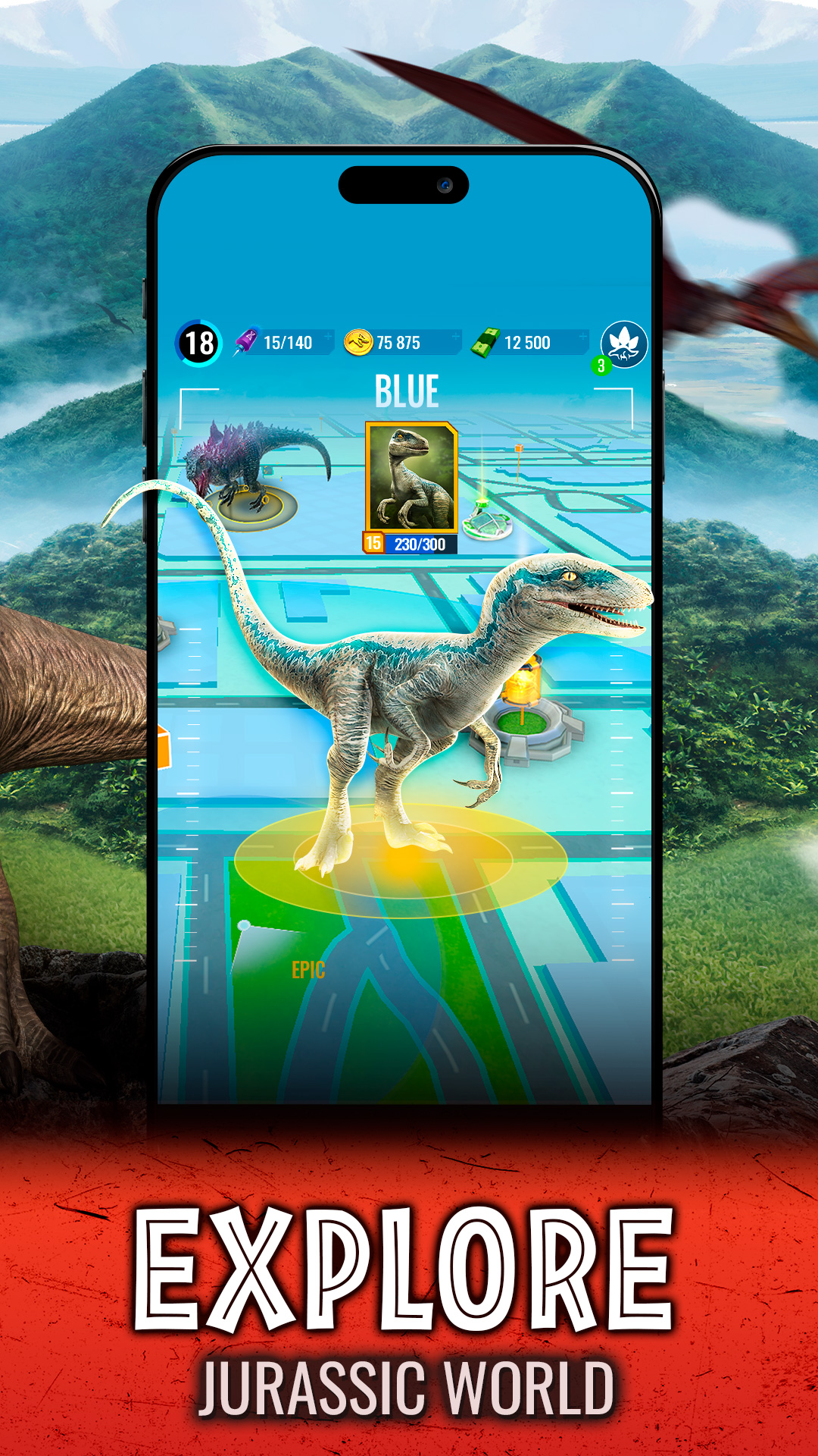 Jurassic World Alive mod apk screenshot 2