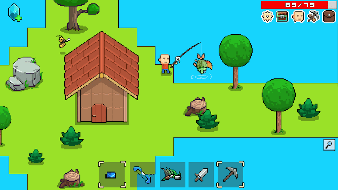 Whatcraft pixel games offline mod apk screenshot 7