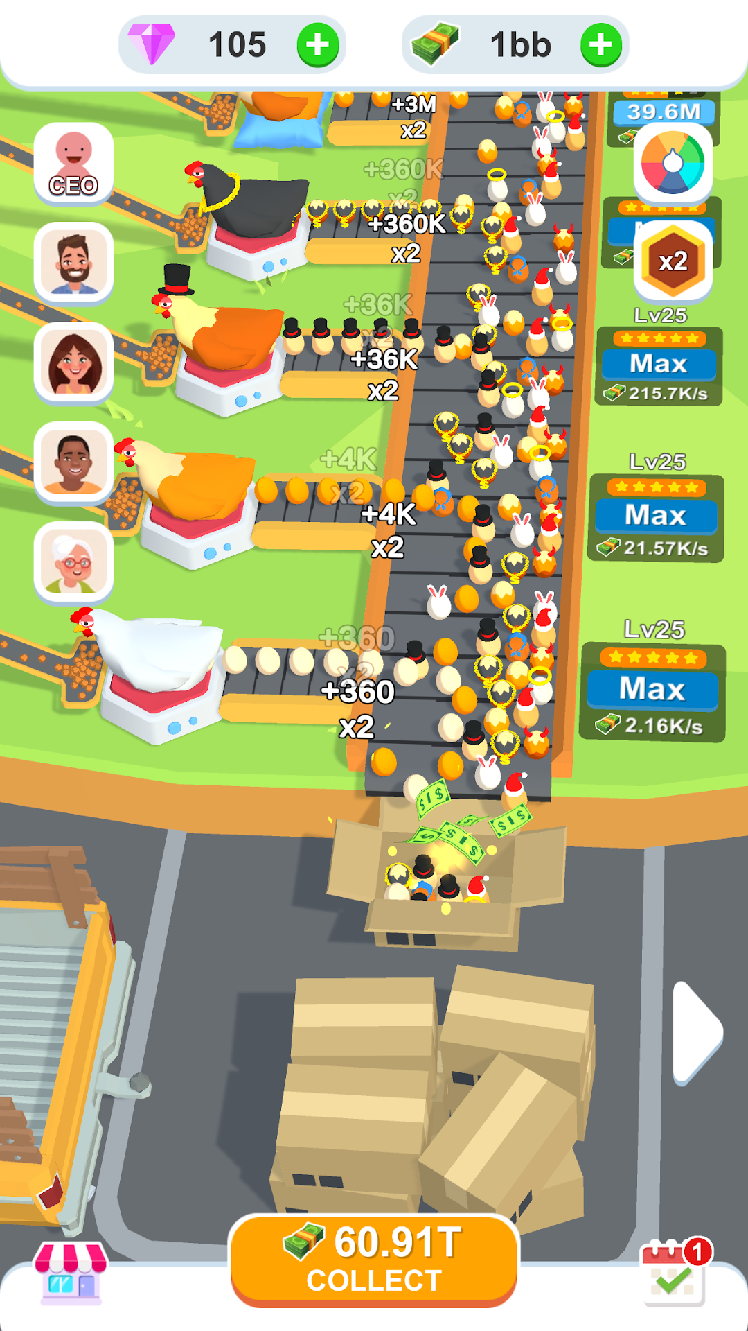 Idle Egg Factory mod apk screenshot 2