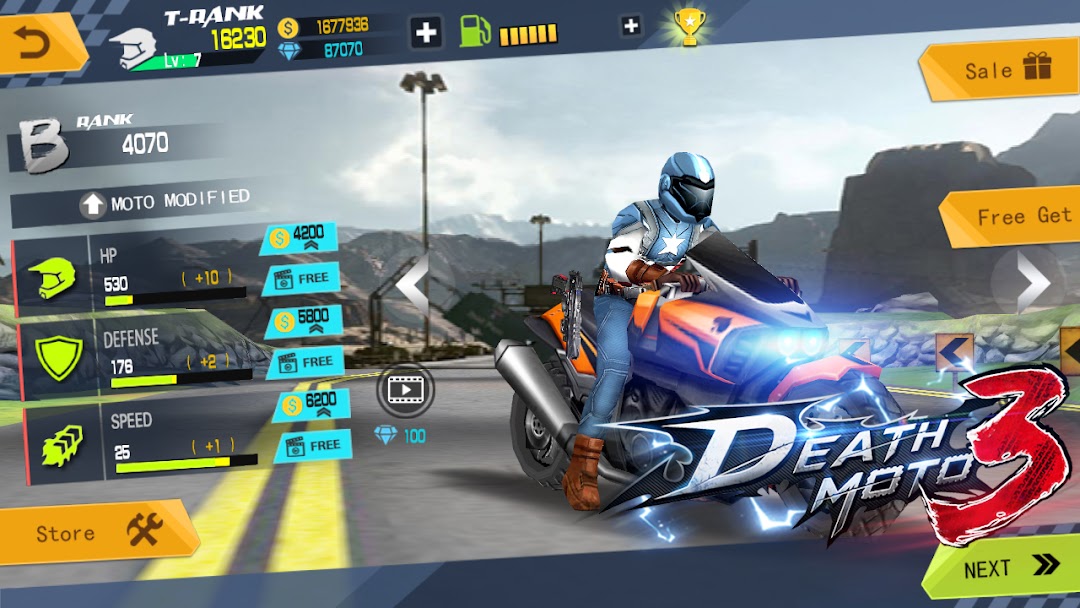 Death Moto 3 : Fighting Rider mod apk screenshot 8